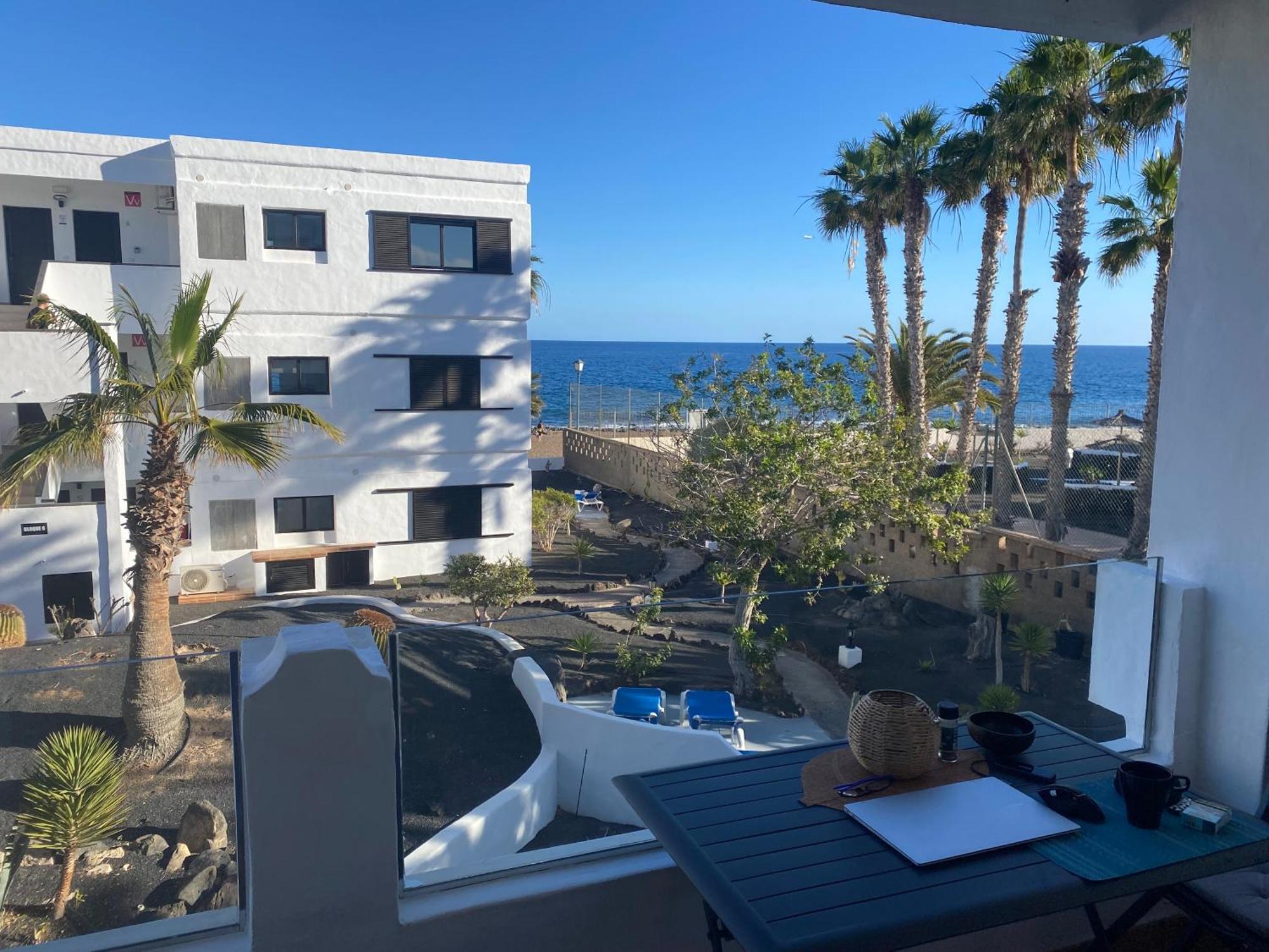 Strandapartment Costa Luz-Ozean View Tías Exterior foto